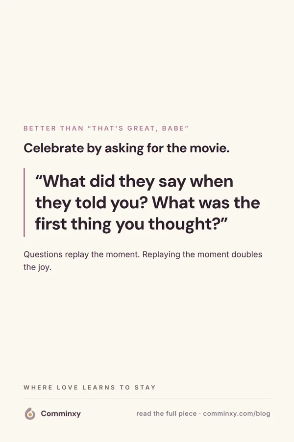 Script card: what did they say when they told you?