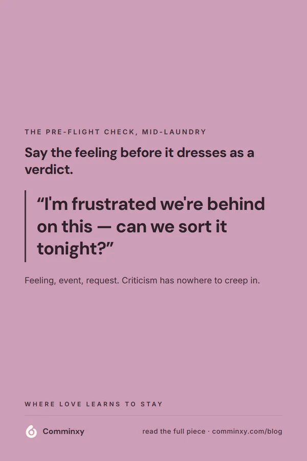 Script card: I am frustrated we are behind on this, can we sort it tonight?