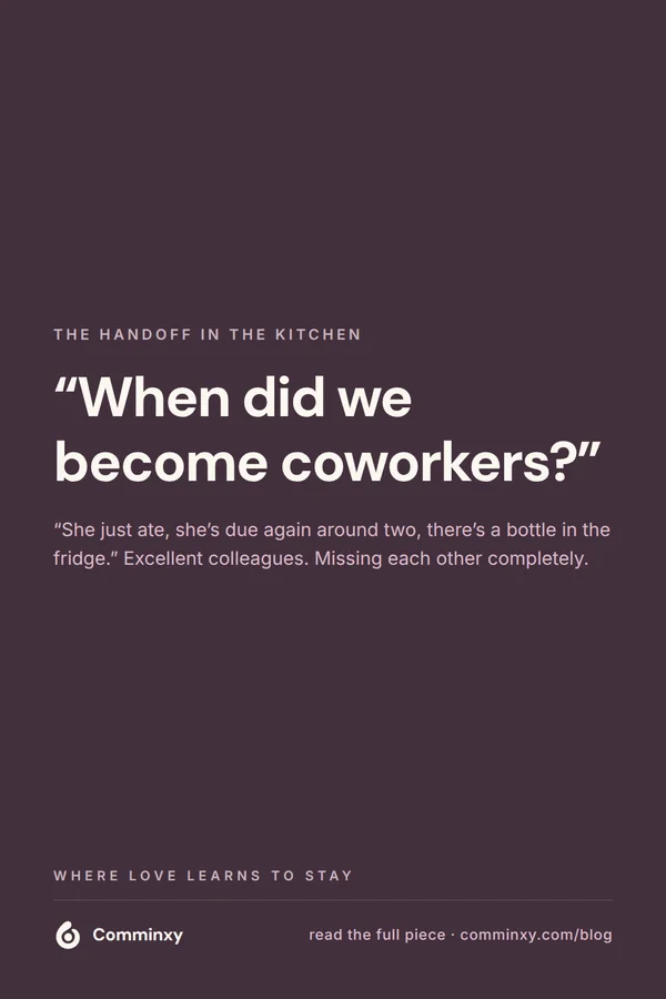 Quote card: when did we become coworkers?
